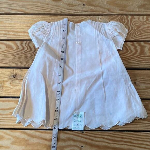 Tiny Tots Infants Vintage Dress Size 1 Light Pink - Picture 5 of 6